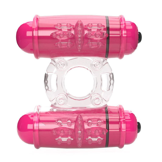 Screaming O 4T Double Wammy Vibrating Couples Cock Ring