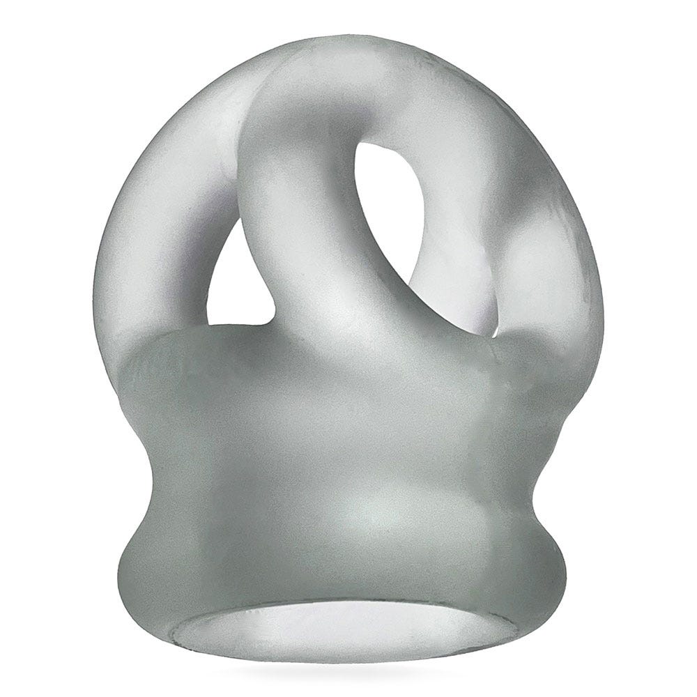 Oxballs Tri-Squeeze 3-Ring Ballstretching Sling Clear Ice