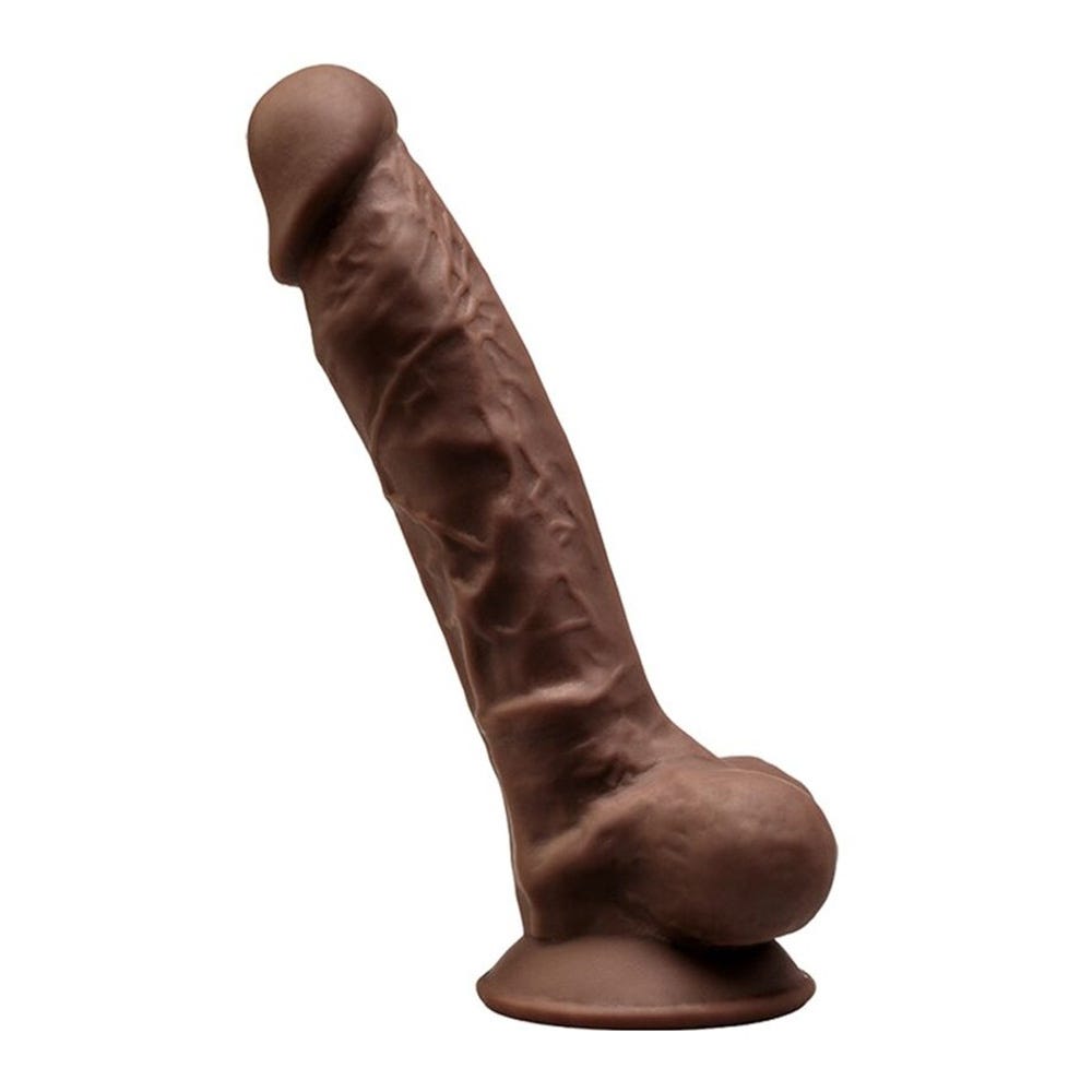 SilexD Model 1 - 7 Inch Dildo - Chocolate