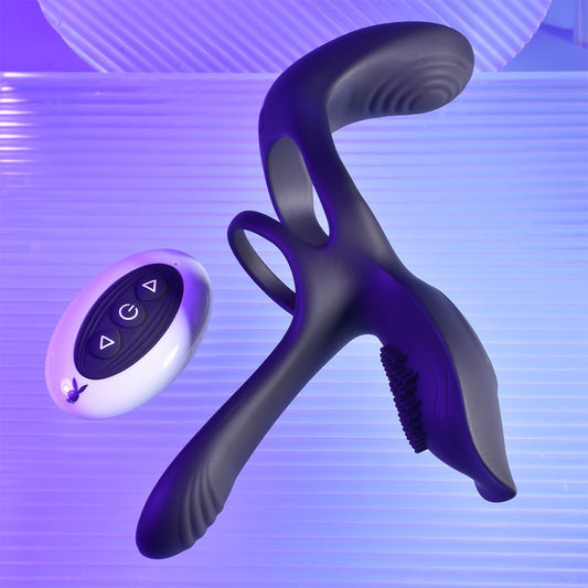 Playboy Pleasure The Three-Way Cock Ring