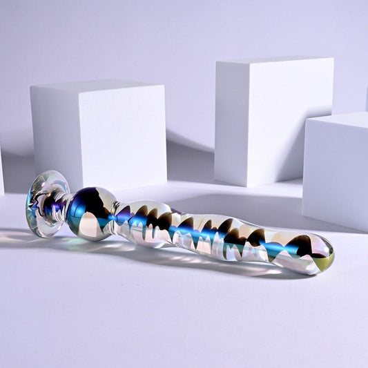 Playboy Pleasure Jewels Wand Glass Dildo
