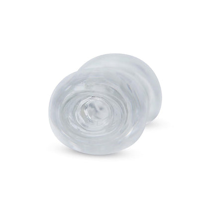 Zolo Gripz Spinner Squeezable Clear Stroker