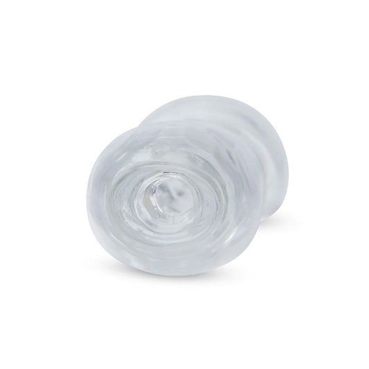 Zolo Gripz Spinner Squeezable Clear Stroker