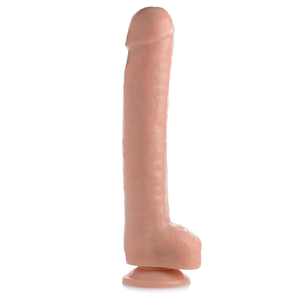 The Destroyer 16.5 Inch Dildo White