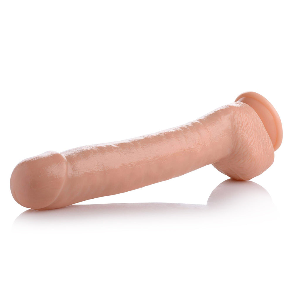 The Destroyer 16.5 Inch Dildo White