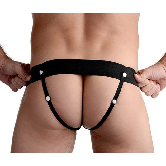 Master Series Pumper Inflatable Hollow Strap-on Dildo