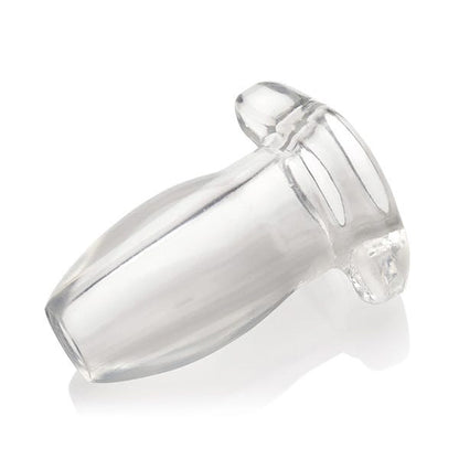 Master Series Peephole Clear Hollow Anal Plug
