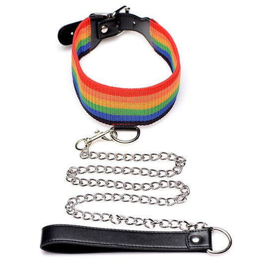 Master Series Kinky Pride Rainbow Bondage 3-Piece Set