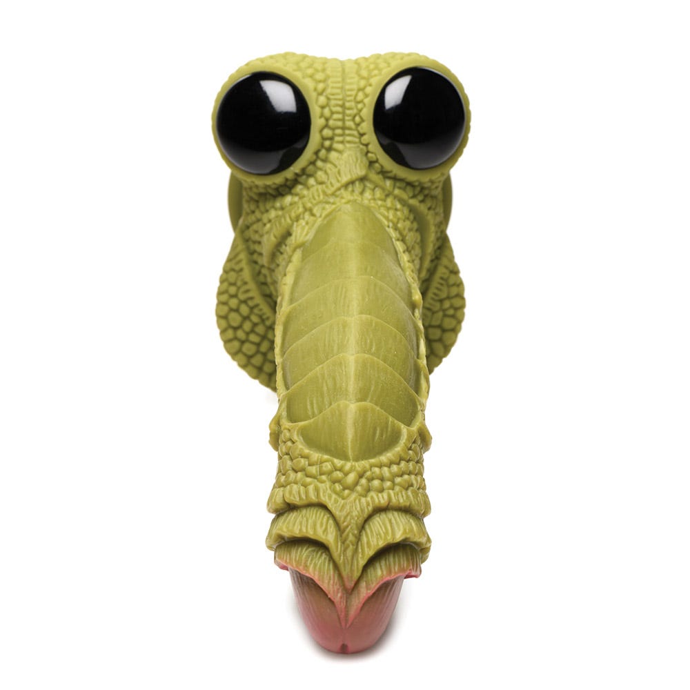 Creature Cocks Swamp Monster Green Scaly Silicone Dildo