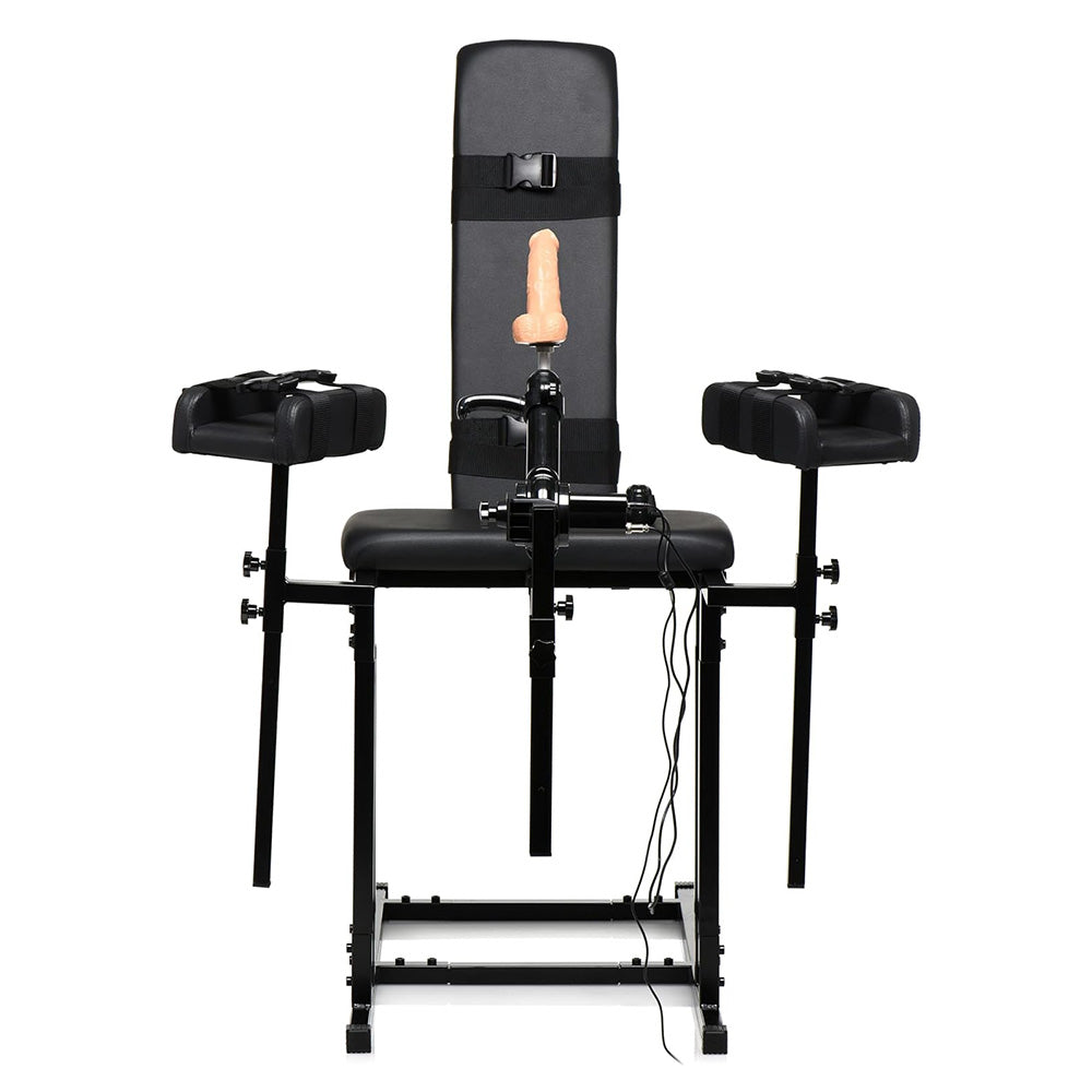 Master Series Obedience Chair with Sex Machine