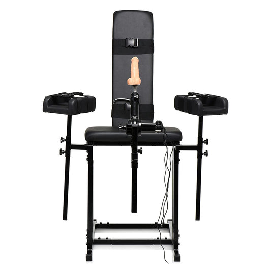 Master Series Obedience Chair with Sex Machine