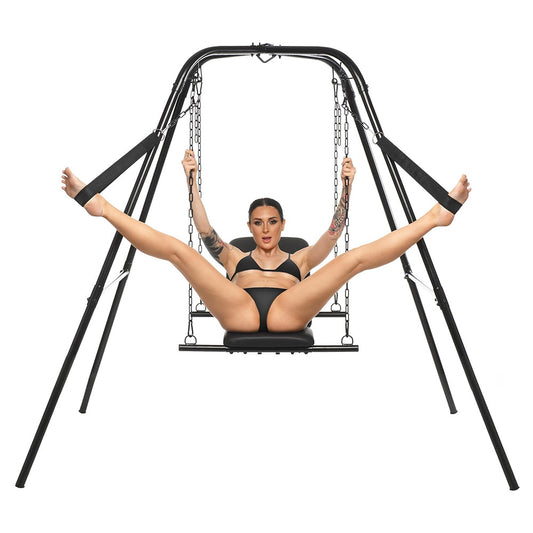 Master Series Throne Adjustable Sex Sling with Stand