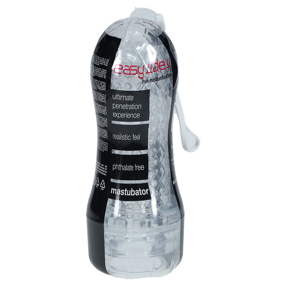 Easy Rider Clear Rounded Case Masturbator - Transparent