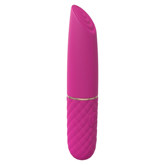 Shots Loveline Beso 10-Speed Rechargeable Mini Lipstick Vibrator - Pink