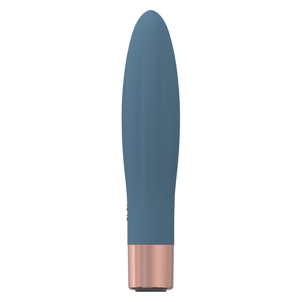 Loveline Fame 10 Speed Rechargeable Vibrating Mini-Vibe - Blue