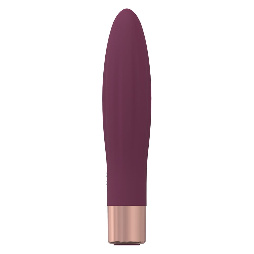 Loveline Fame 10 Speed Rechargeable Vibrating Mini-Vibe - Burgundy