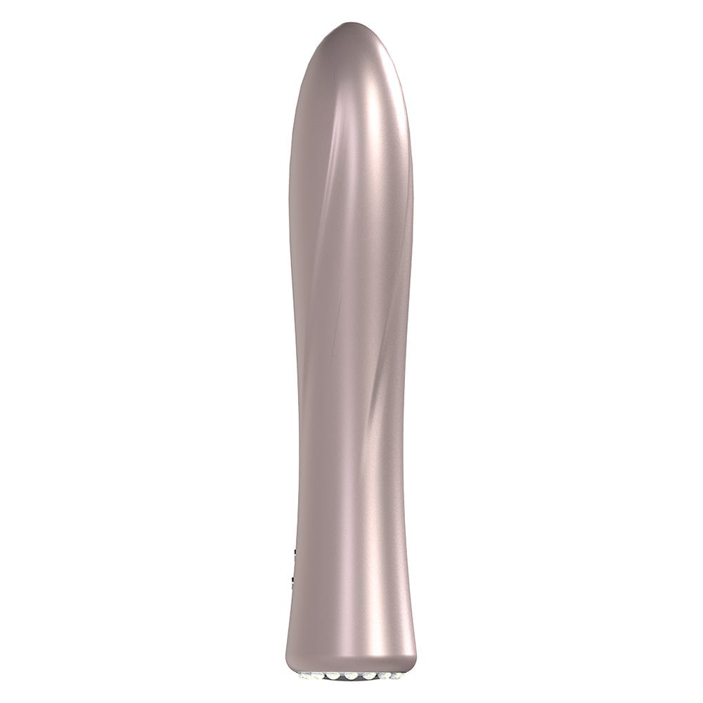 Loveline La Perla II Rechargeable 10 Speed Vibrator - Pink