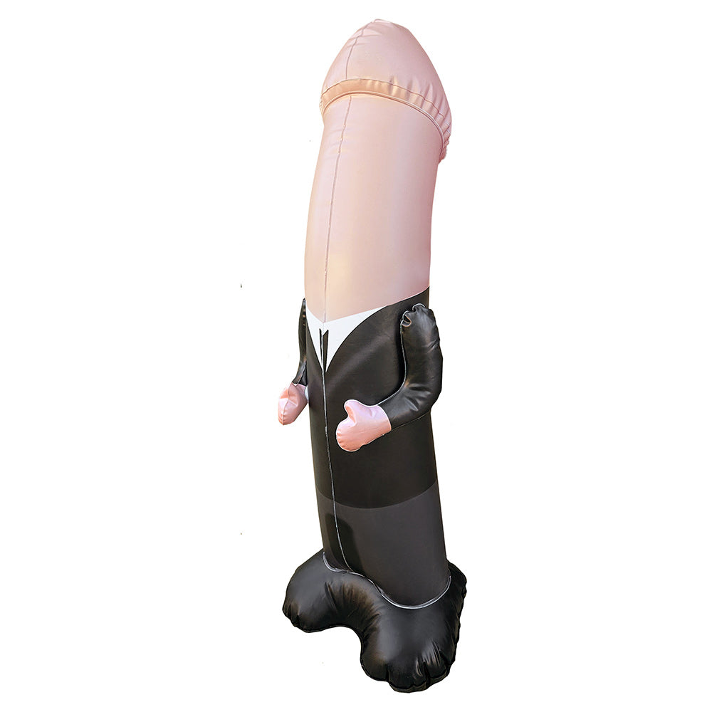 Shots The Dickheads Inflatable Groom Bop Bag