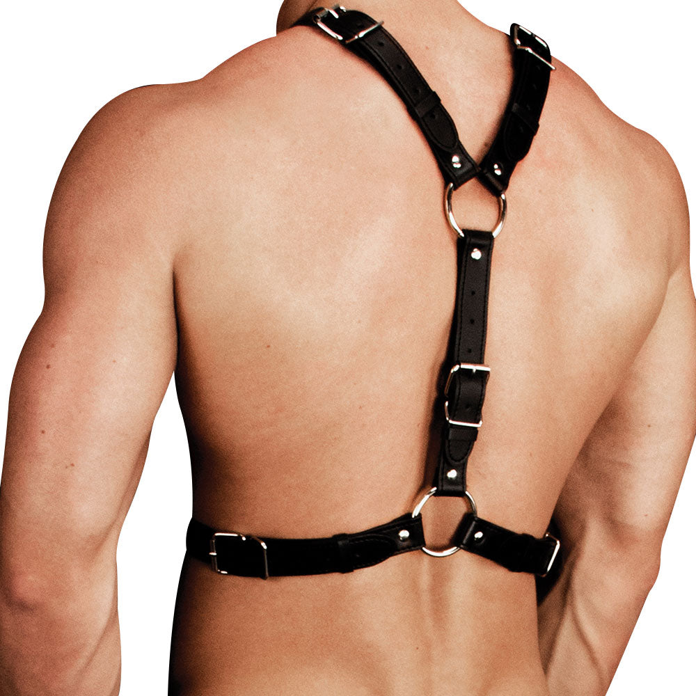 Ouch! Thanos Chest Centerpiece Bonded Leather Body Harness
