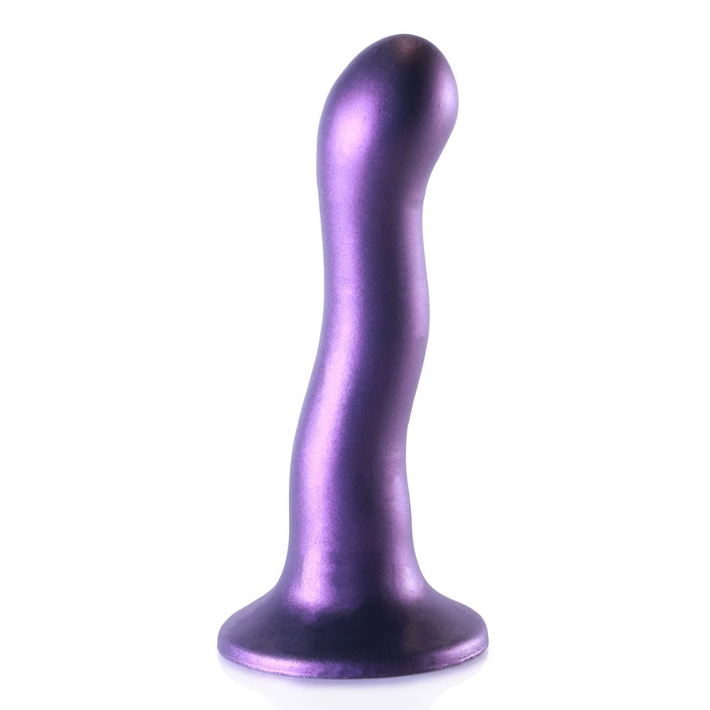 Ouch! Ultra Soft Silicone 7 Inch Curvy G-spot Dildo