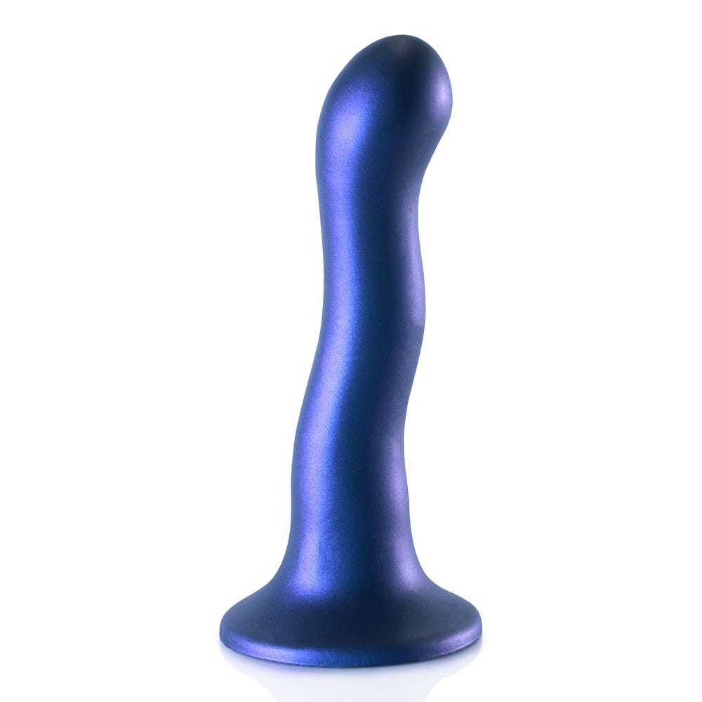 Ouch! Ultra Soft Silicone 7 Inch Curvy G-spot Dildo