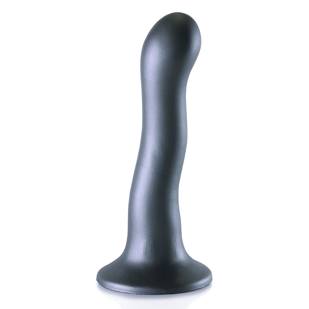 Ouch! Ultra Soft Silicone 7 Inch Curvy G-spot Dildo
