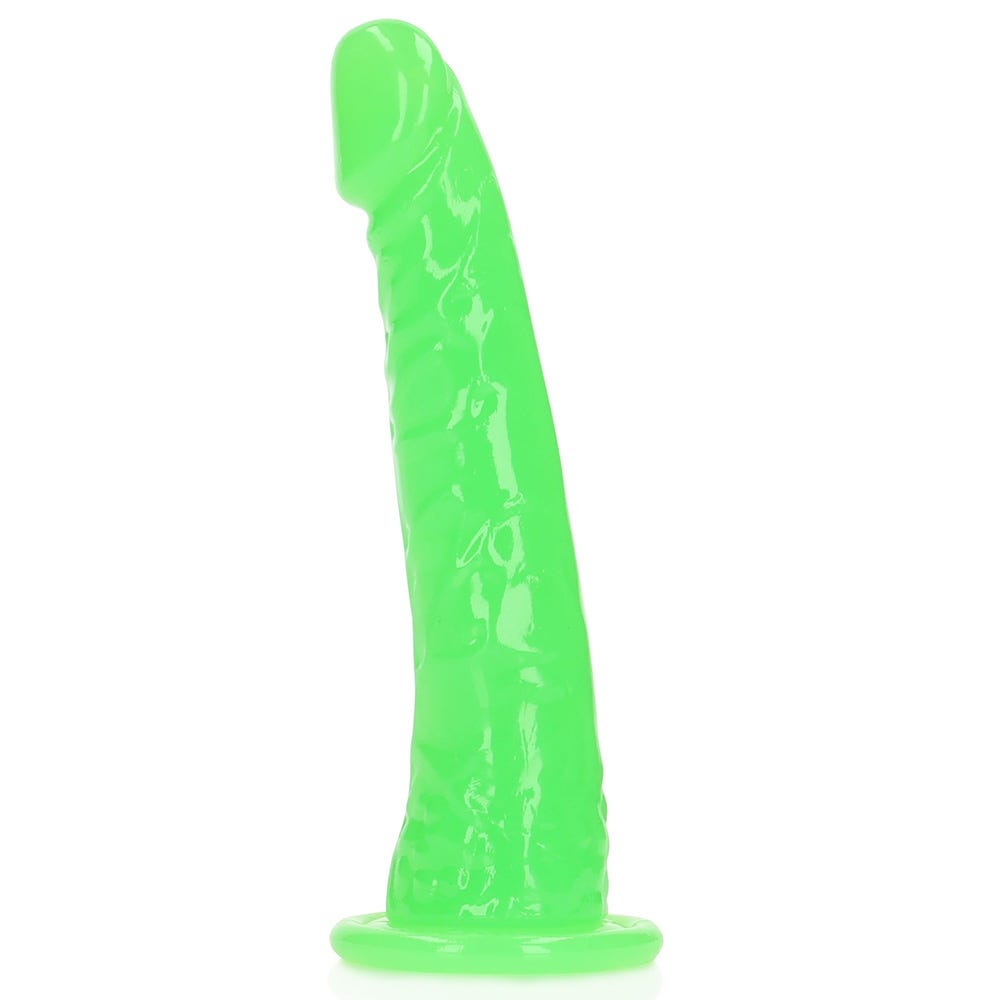 Realrock 6 inch Glow In The Dark Realistic Suction Cup Dildo