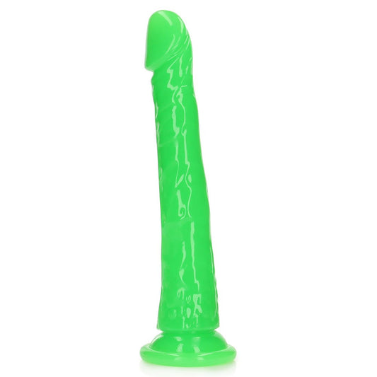 Realrock 11 inch Glow In The Dark Realistic Suction Cup Dildo