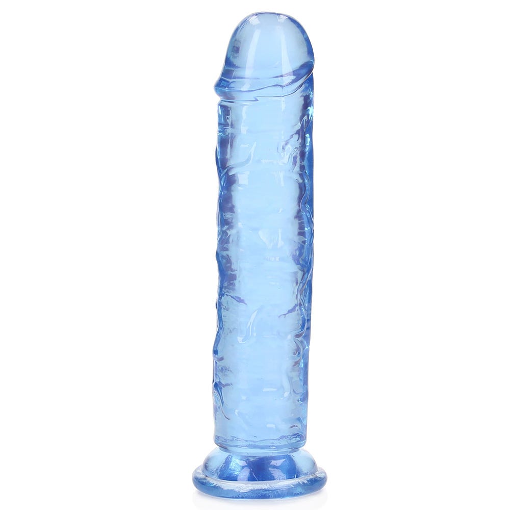 Realrock 7 inch Crystal Clear Realistic Suction Cup Dildo