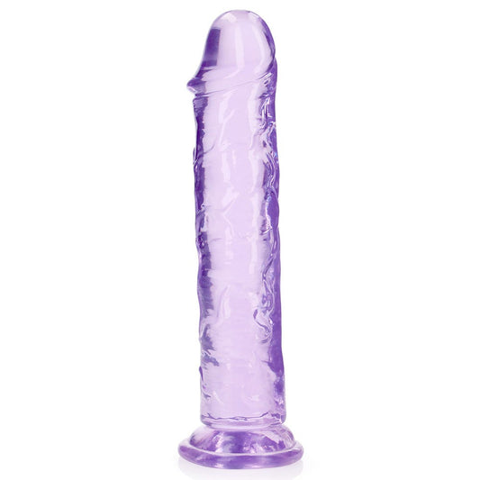 Realrock 9 inch Crystal Clear Realistic Suction Cup Dildo