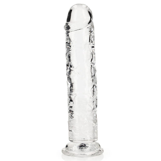 Realrock 9 inch Crystal Clear Realistic Suction Cup Dildo