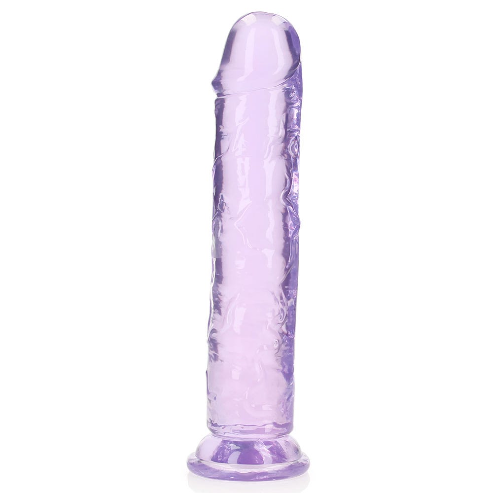 Realrock 10 inch Crystal Clear Realistic Suction Cup Dildo