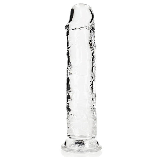 Realrock 10 inch Crystal Clear Realistic Suction Cup Dildo