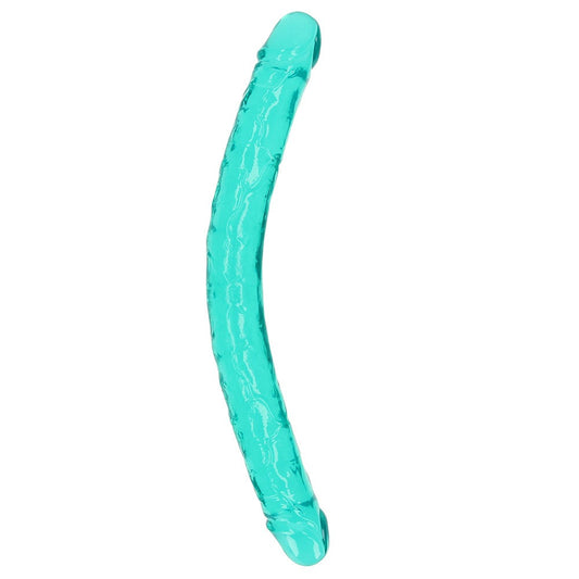 Realrock 18 inch Crystal Clear Double Ended Dildo