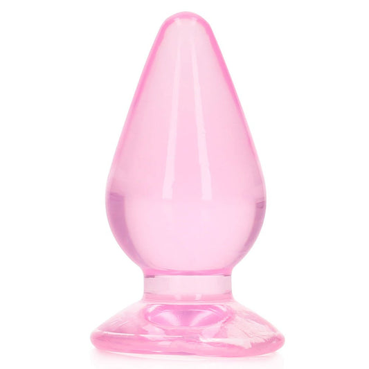 Realrock 4.5 inch Crystal Clear Butt Plug