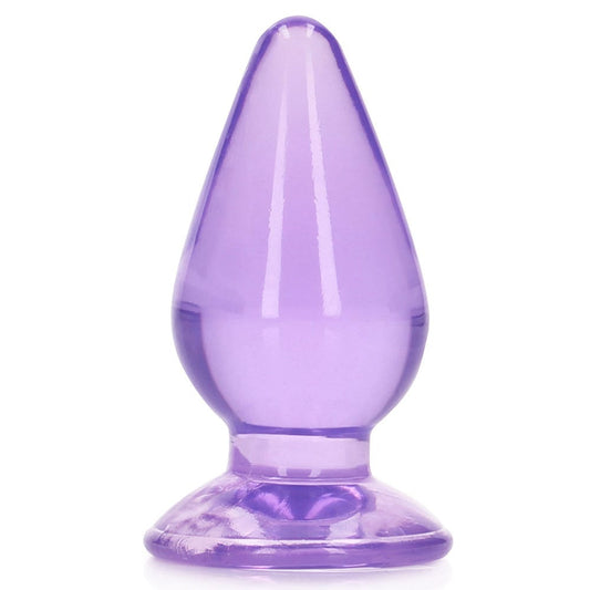 Realrock 4.5 inch Crystal Clear Butt Plug
