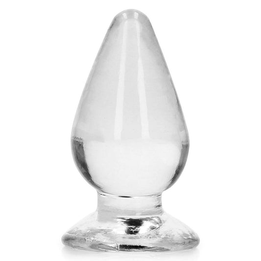 Realrock 4.5 inch Crystal Clear Butt Plug