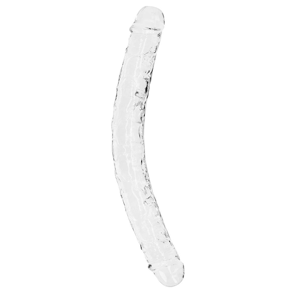 Realrock 13 inch Crystal Clear Double Ended Dildo