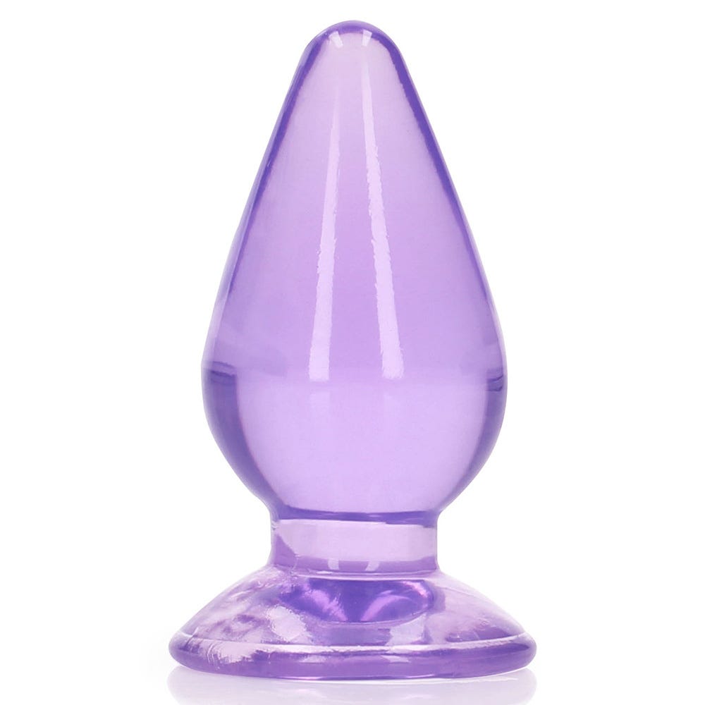 Realrock 3.5 inch Crystal Clear Butt Plug