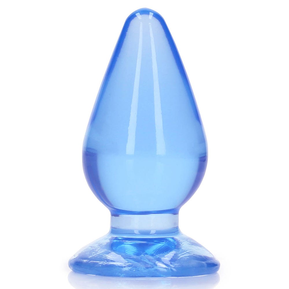 Realrock 3.5 inch Crystal Clear Butt Plug