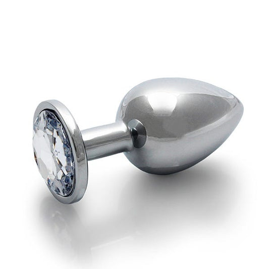 Ouch! Large Gem Metal Anal Plug