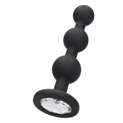 Ouch! Silicone Diamond Butt Plug with Tapered Beads