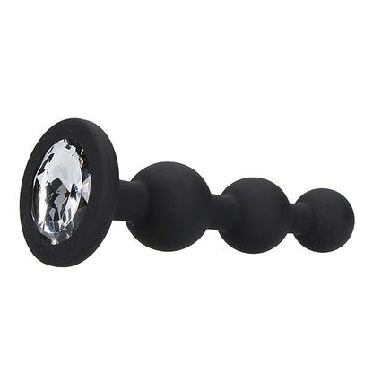 Ouch! Silicone Diamond Butt Plug with Tapered Beads