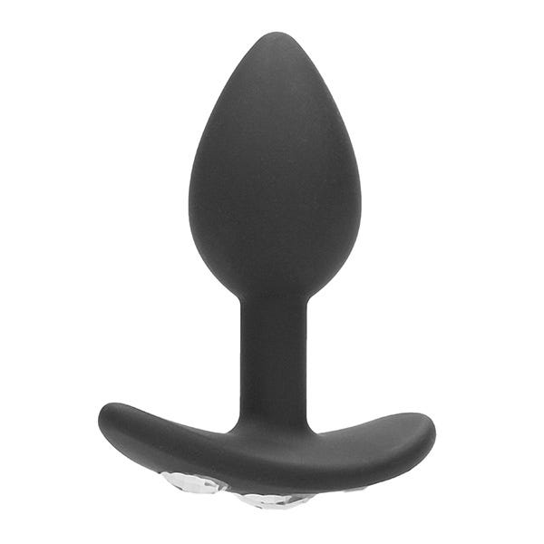 Ouch! Medium Silicone Diamond Butt Plug with Handle