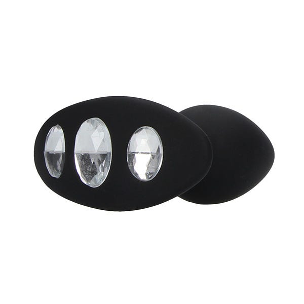 Ouch! Large Silicone Diamond Butt Plug