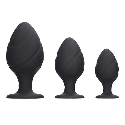 Ouch! Swirled Butt Plug Training Set