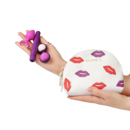 Rianne S First Vibe Kit with Booty Plug, Bullet & Kegel Ball Set