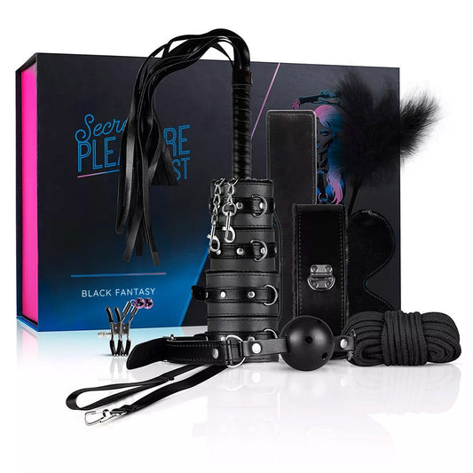 Secret Pleasure Chest Red Dragon Bondage Set