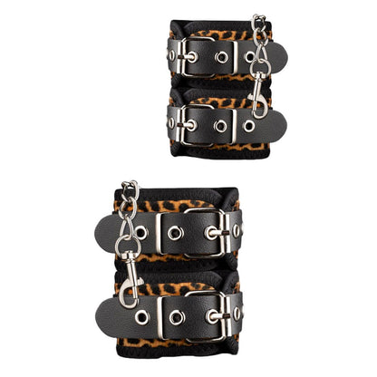Panthra Gato Leopard-Print 8 Piece Bondage Set