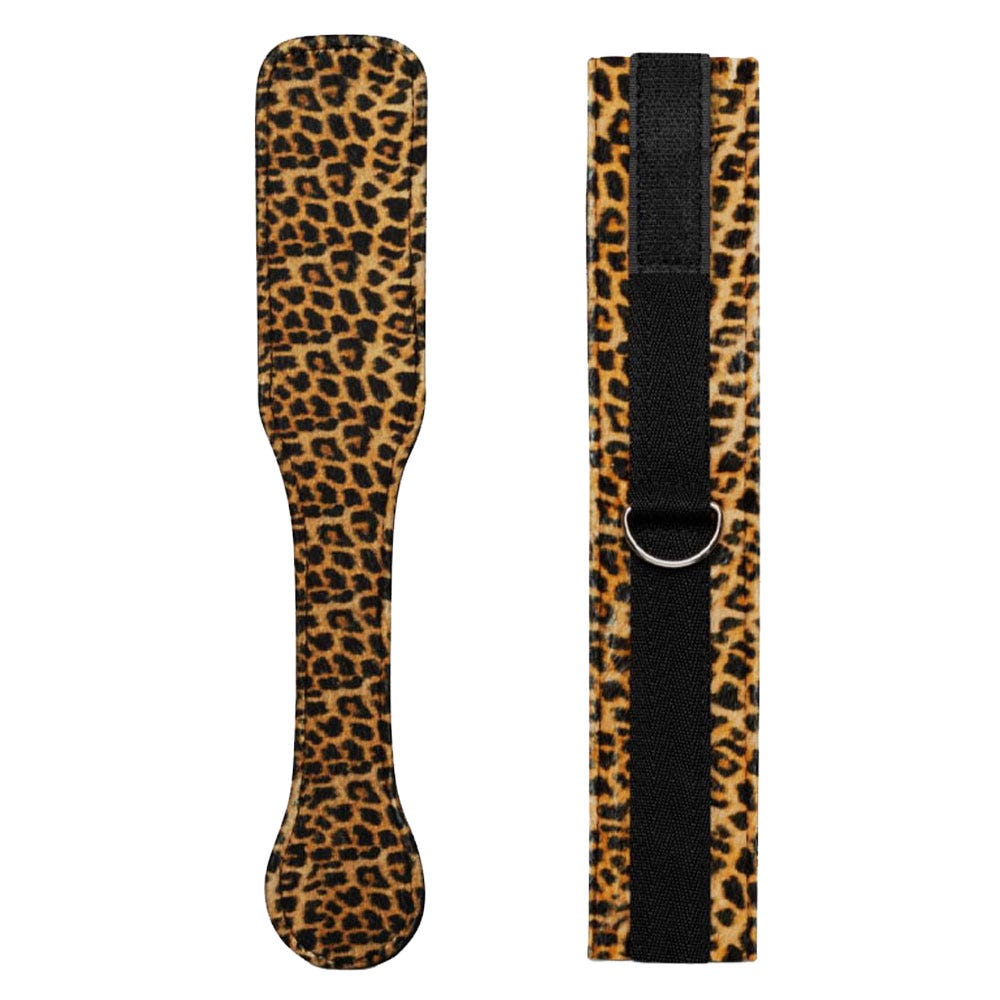 Panthra Gato Leopard-Print 8 Piece Bondage Set